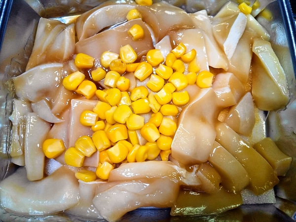 イカのニンニクバターソテー