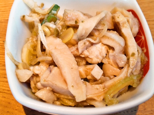 鶏皮柚子胡椒ポン酢