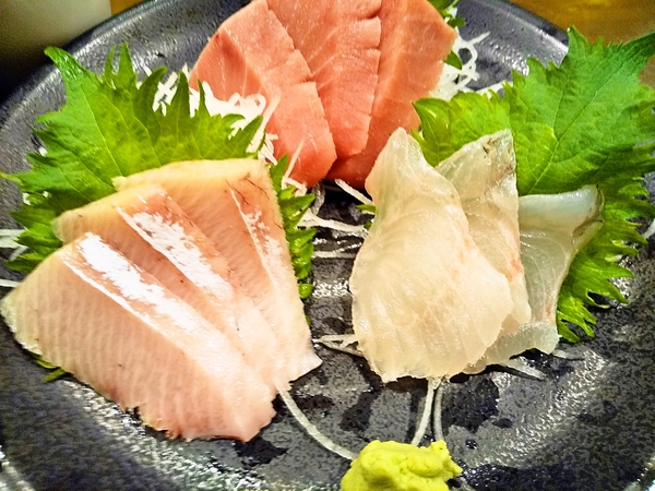 お造り三点盛り♪