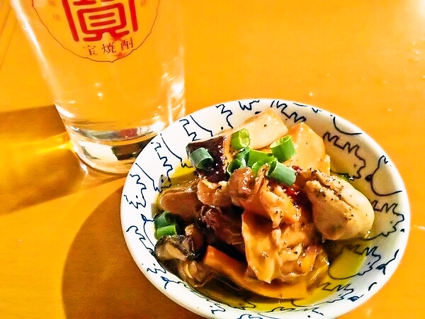 牡蠣とエリンギのオイル漬け