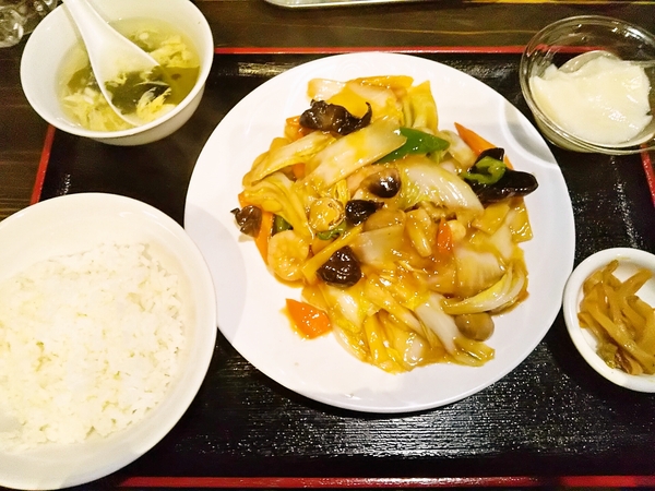 海鮮八宝菜ランチ
