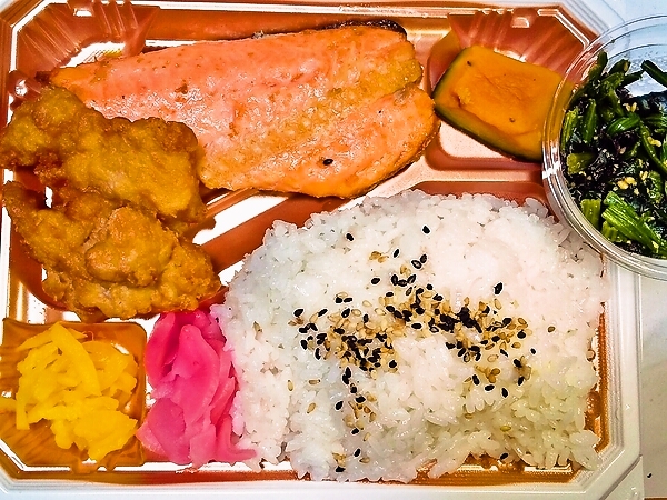 鮭唐弁当