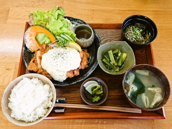 粂蔵＠京都・福知山のチキン南蛮定食