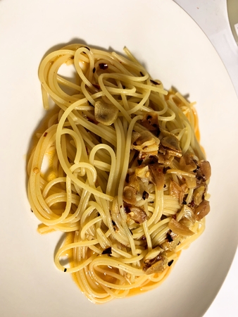 基本のアーリオオーリオペペロンチーノ