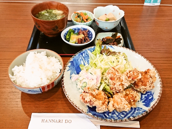 HANNARI DO＠京都・福知山の鶏の唐揚げランチ