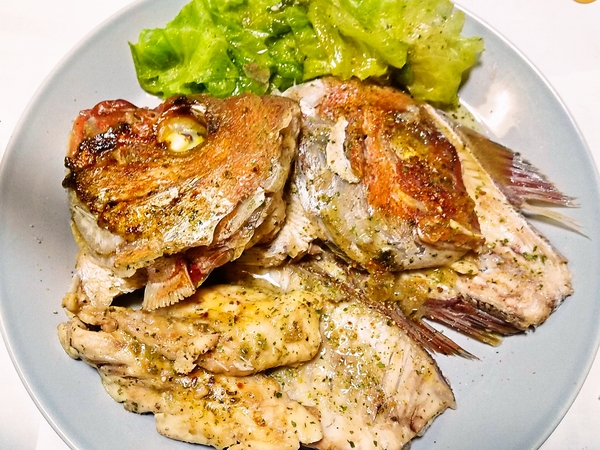 マジックソルト掛けて焼いてみた