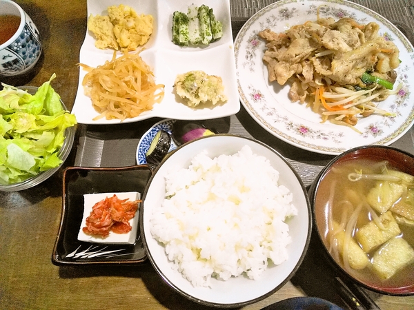 肉野菜炒めランチ