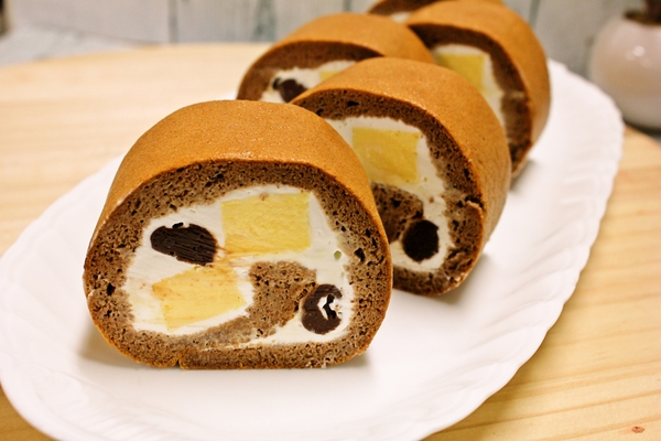 生チョコプリンロール