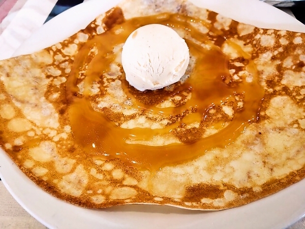 デザートクレープ完食～～