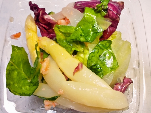 ホワイトアスパラのサラダ