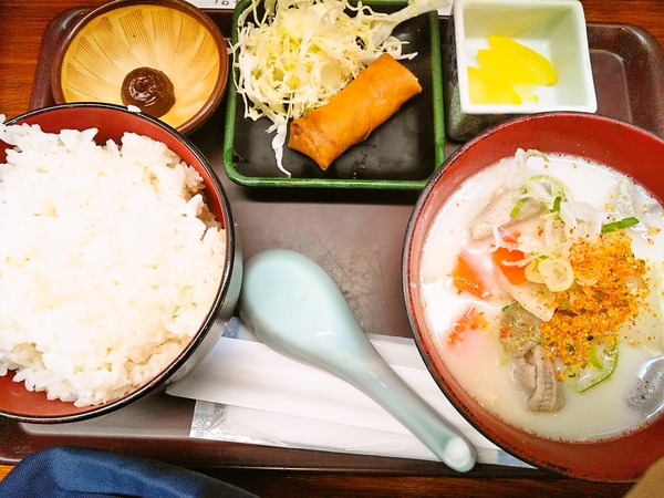 白もつ煮ランチ