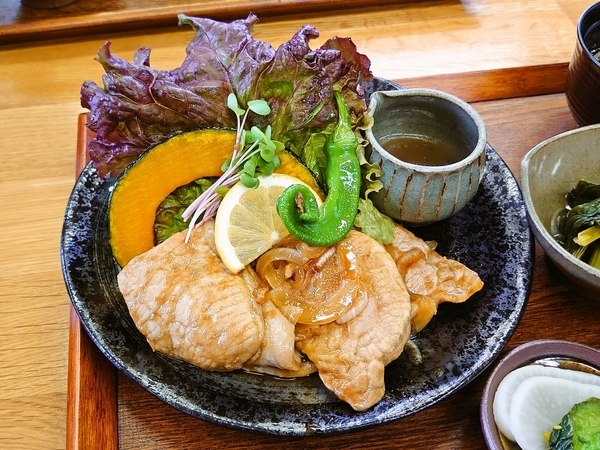 粂蔵＠京都・福知山の豚の生姜焼き