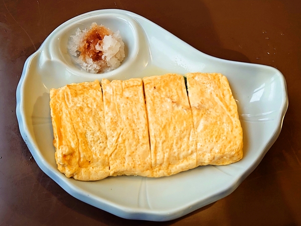 丹波茶屋＠京都・福知山のネギ入りだし巻き玉子