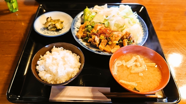 Kitchen marui＠京都・綾部の油淋鶏定食