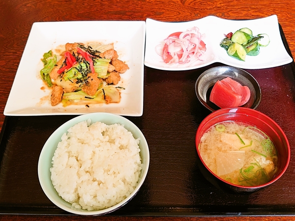 てるてるぼーず＠京都・福知山の「けいちゃん焼定食」