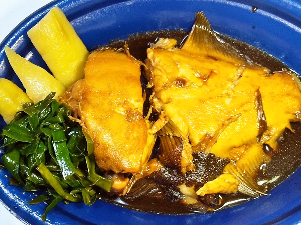 ナメタカレイの煮付け