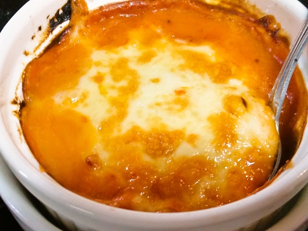 猛暑日にラザニア！