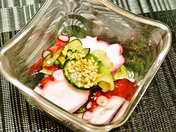 半夏生の日は「酢タコ」にして♪