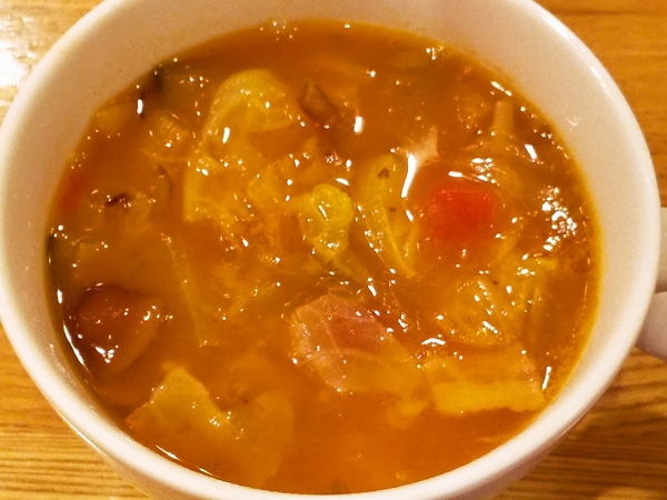 具沢山のミネストローネ