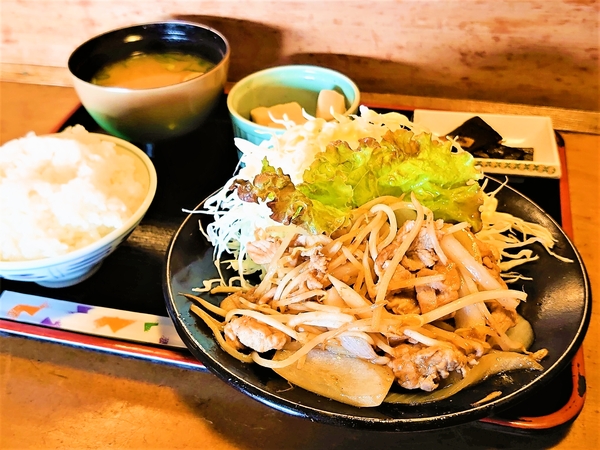 丹波茶屋＠京都・福知山の豚しょうが焼定食