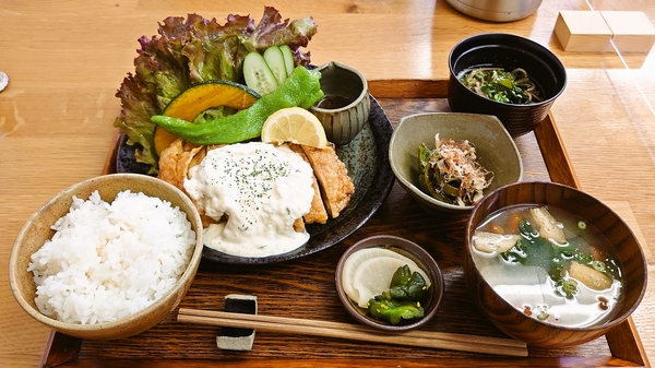 粂蔵＠京都・福知山のチキン南蛮定食
