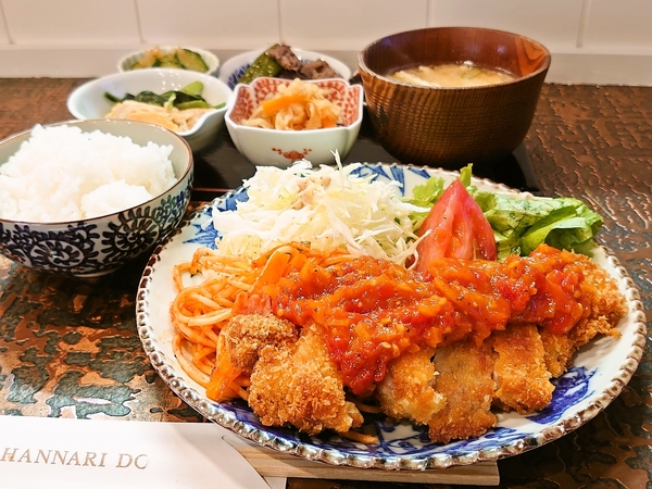 HANNARI DO＠京都・福知山のチキンカツ・ミラノ風ソース