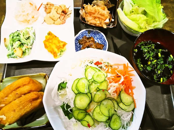 サラダ素麺定食