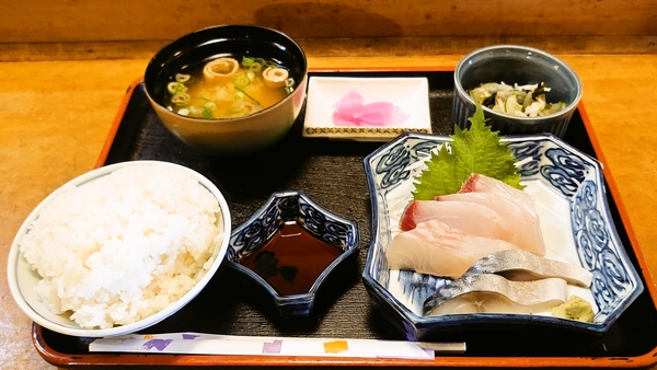 丹場茶屋＠京都・福知山の刺身定食