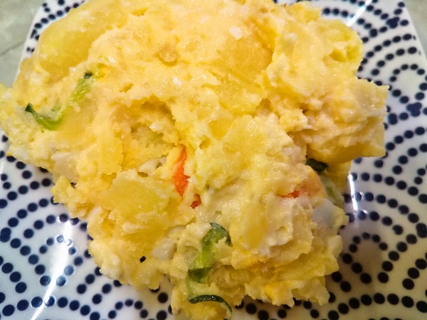 ポテサラたっぷり♪