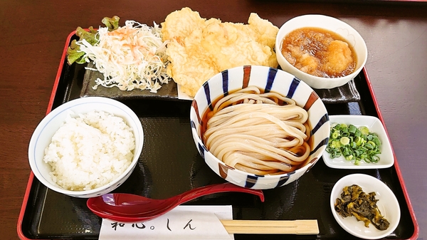 和心。＠京都・福知山のかしわ天定食