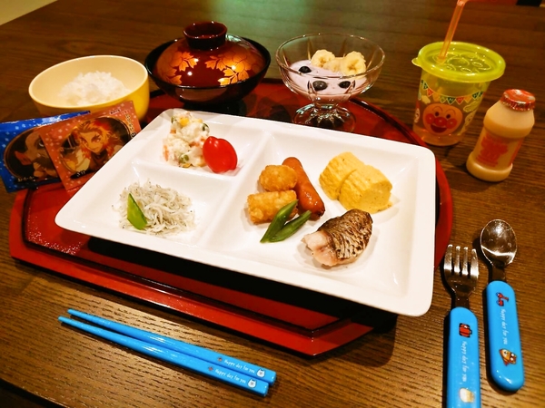 河津　水鞠（旅館）のお子様向け朝食