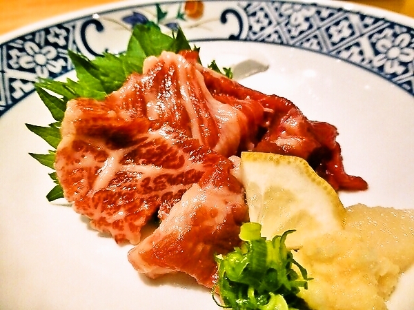 美味しい馬刺し