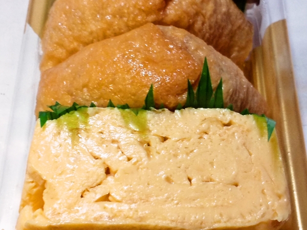 京風出汁巻きと稲荷寿司