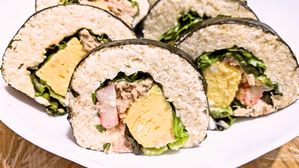 おから酢飯のサラダ巻き