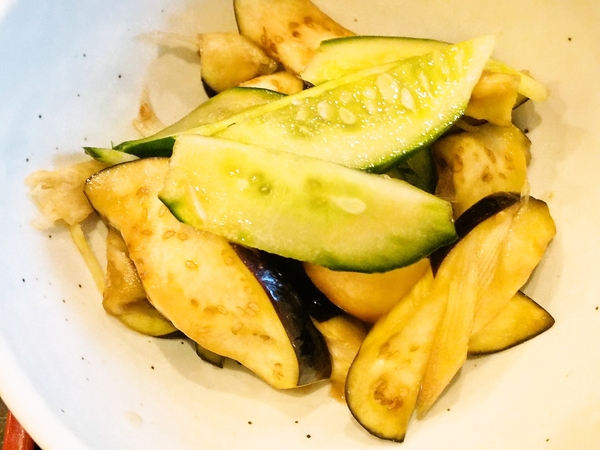 茄子と茗荷の浅漬け