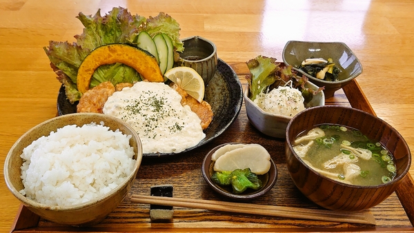粂蔵＠京都・福知山のポーク南蛮定食（裏メニュー）