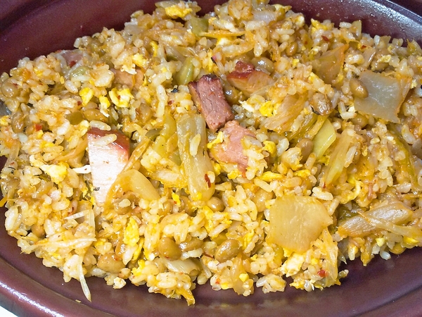 キムチ納豆チャーハン