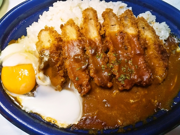 エッグカツカレー