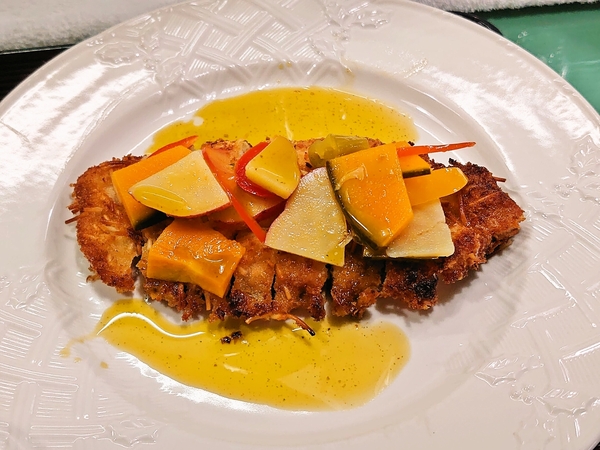 リリィ＠京都・福知山のポークカツレツのジェノベーゼ