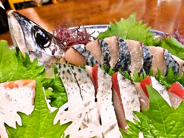 関さばのお刺身