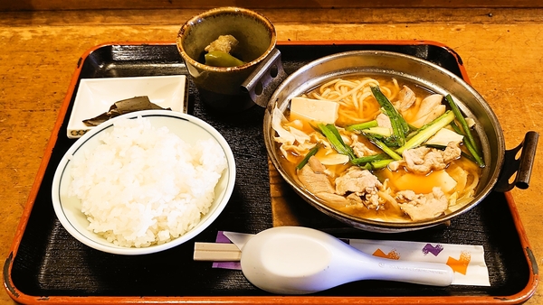 丹波茶屋＠京都・福知山の日替定食「スタミナ鍋」