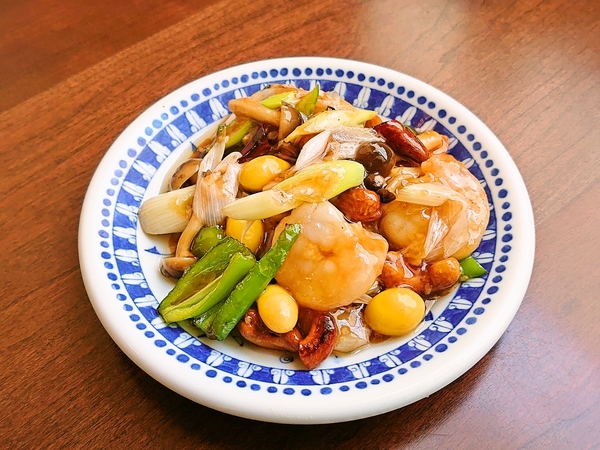 シノワ縷縷＠京都・福知山の海老の辛味炒め