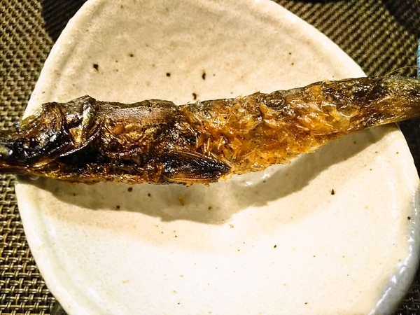 メヒカリの塩焼き