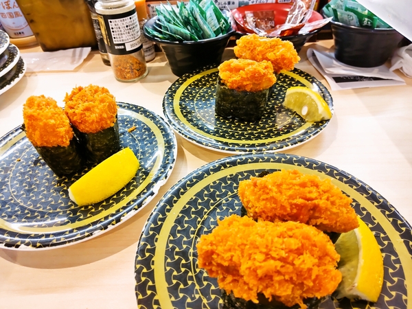 はま寿司で・・・カキフライ軍艦♪