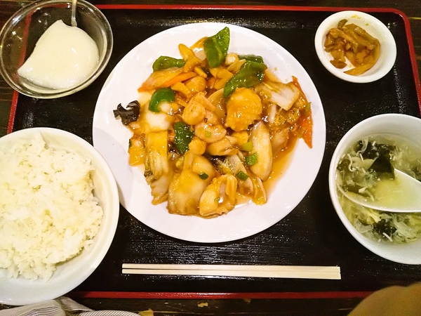 醤油味の八宝菜