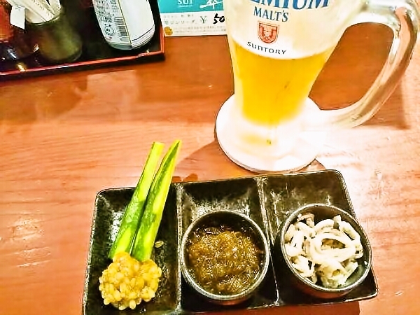 ボリュームたっぷりで上品なお通し