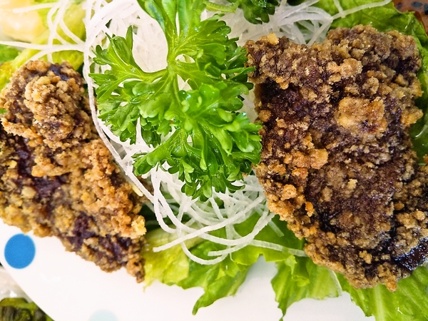 懐かしいクジラの竜田揚げ