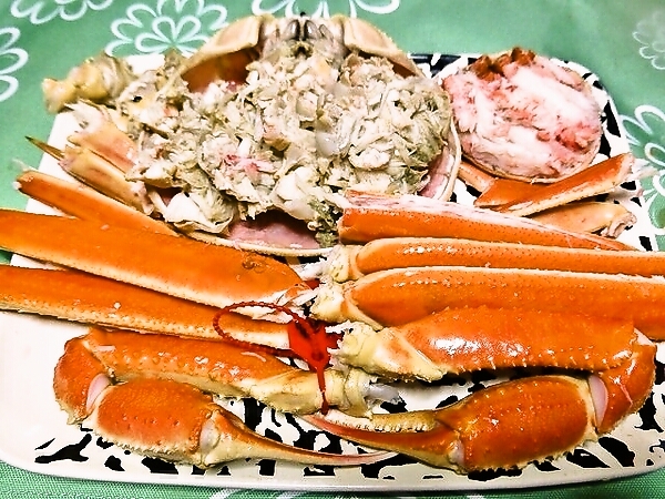 松葉かにのオスとメス　美味しいよ～～