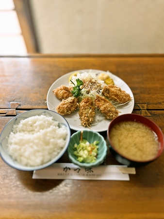 カキフライ定食