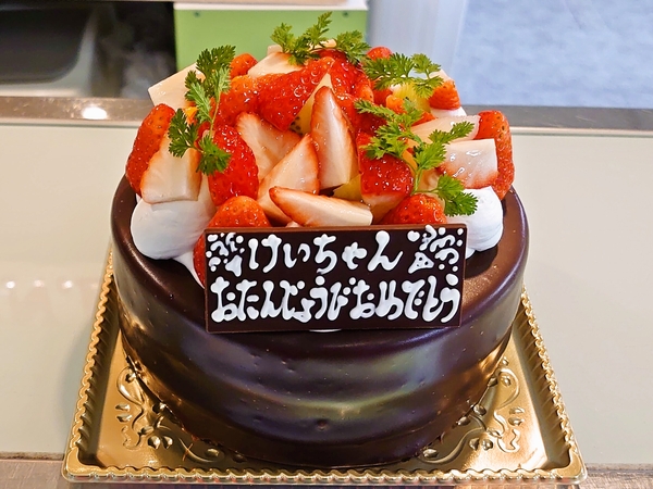 アン.ドンプリ＠京都・福知山のバースデーケーキ